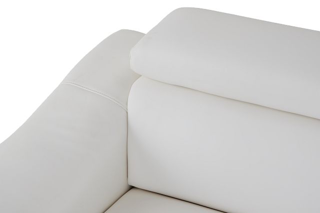 Gunner White Micro Sofa