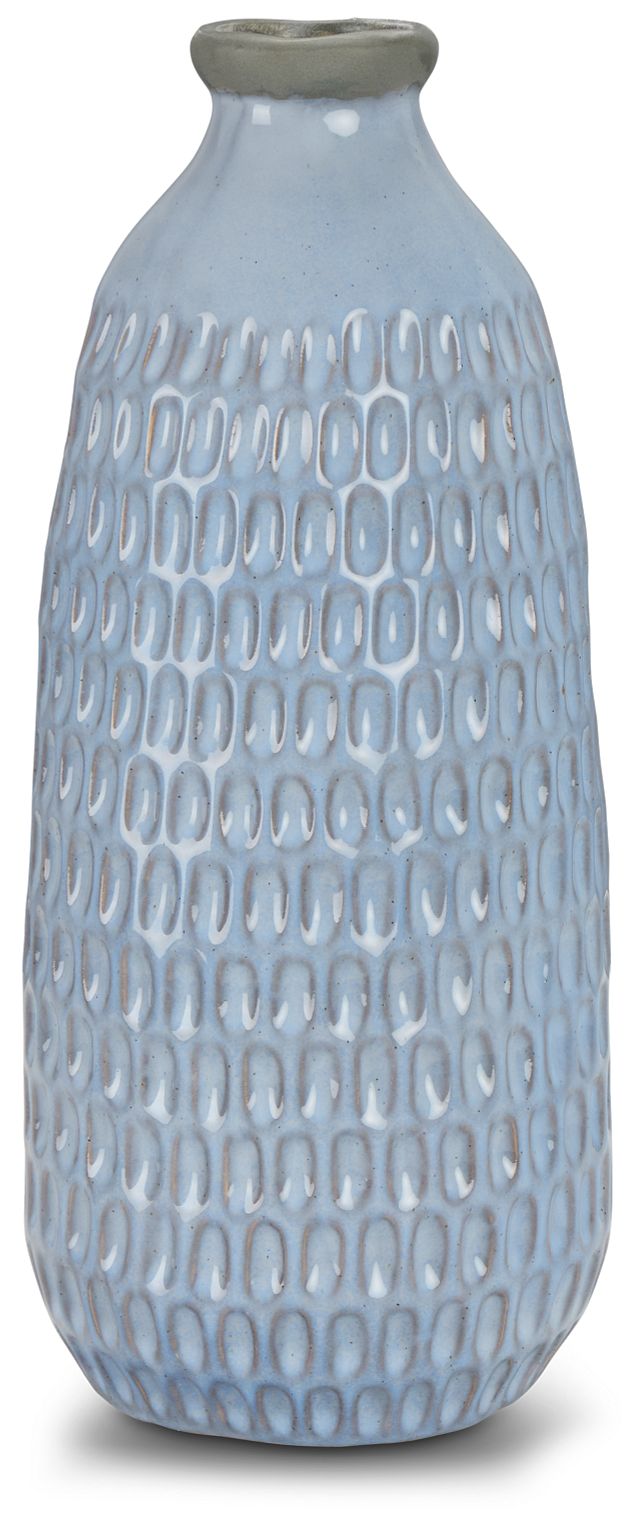 Celeste Blue Medium Vase