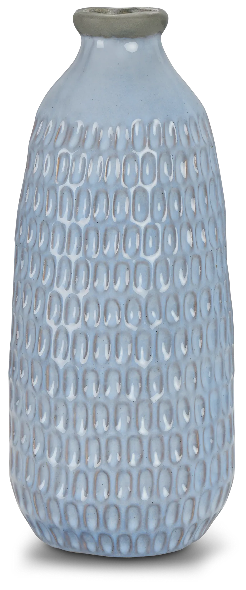 Celeste Blue Medium Vase