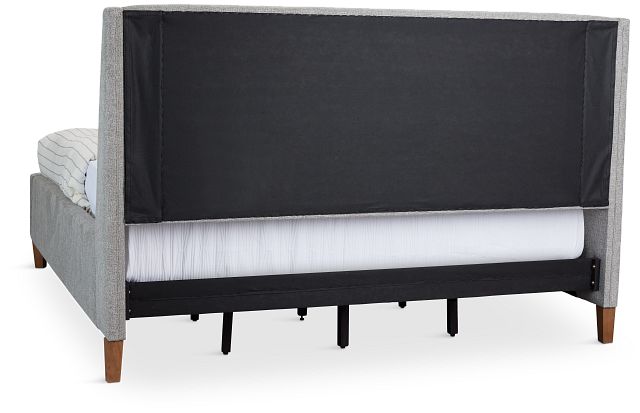 Provo Gray Uph Panel Bed