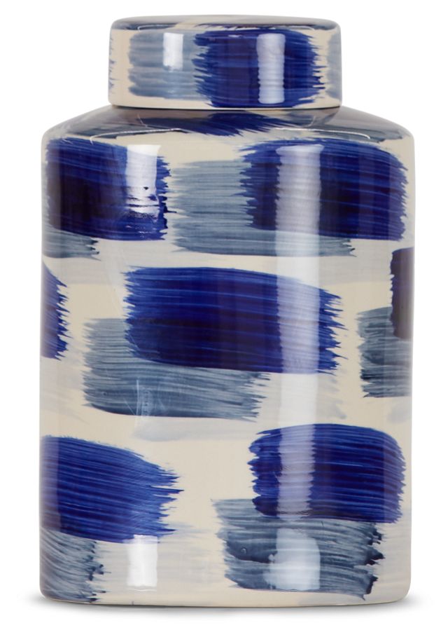 Alula Large Dk Blue Jar
