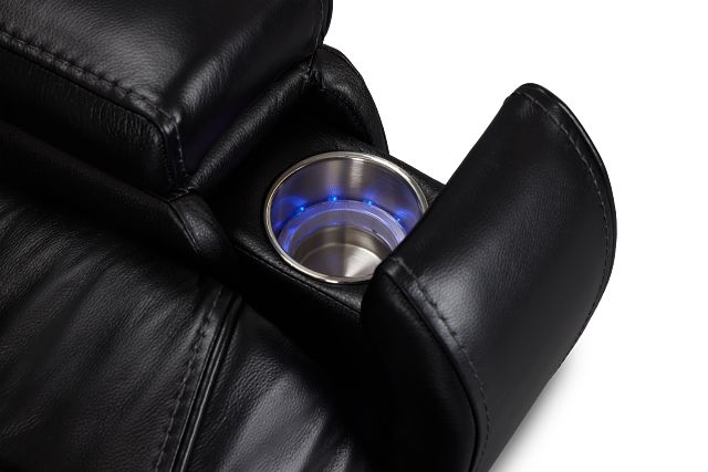 Eclipse Black Lthr/vinyl Power Recliner
