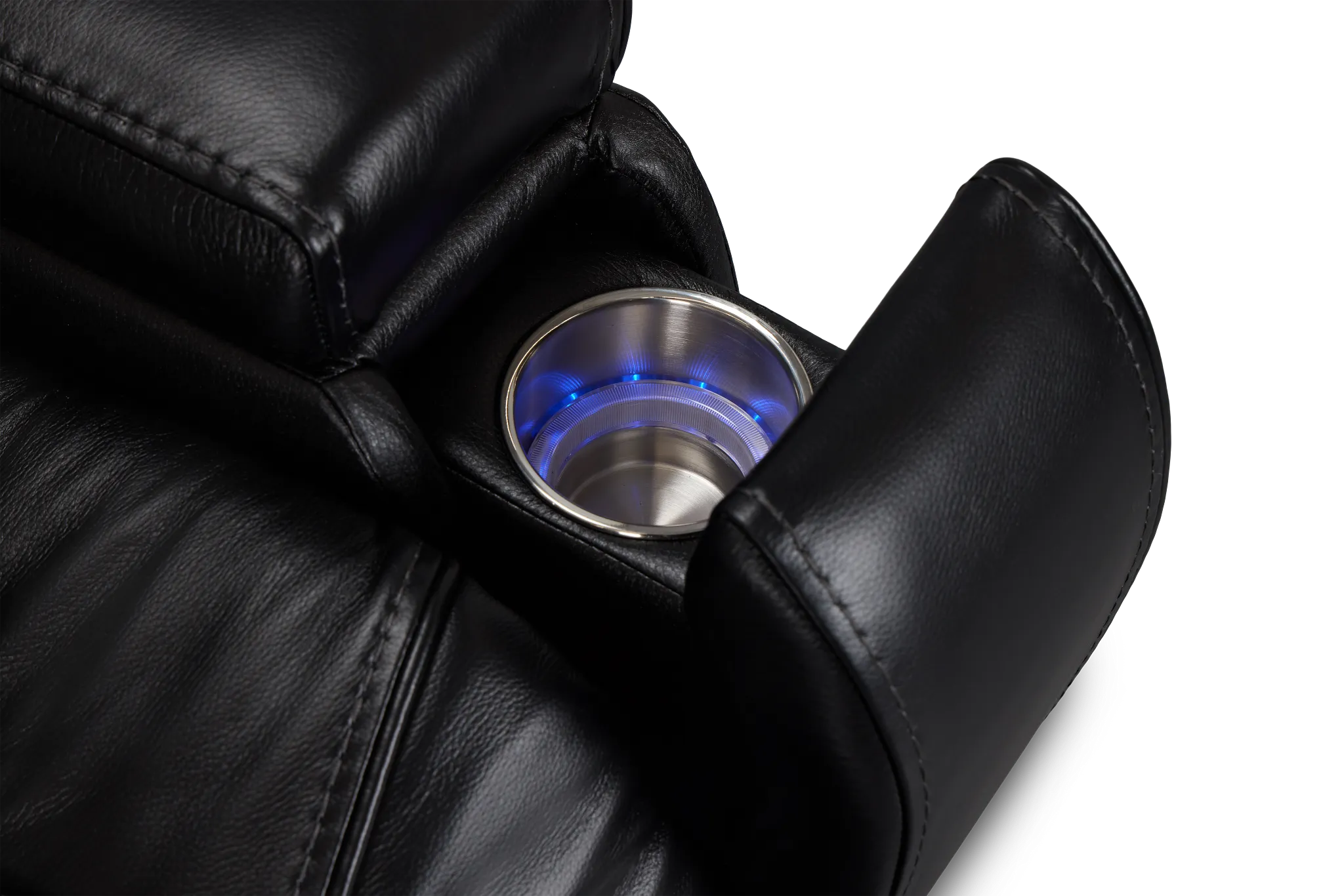 Eclipse Black Lthr/vinyl Power Recliner