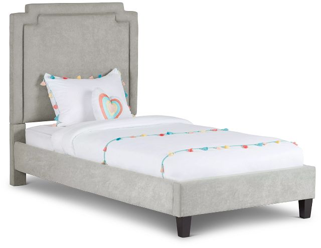 Whitney Taupe Uph Platform Bed (2)