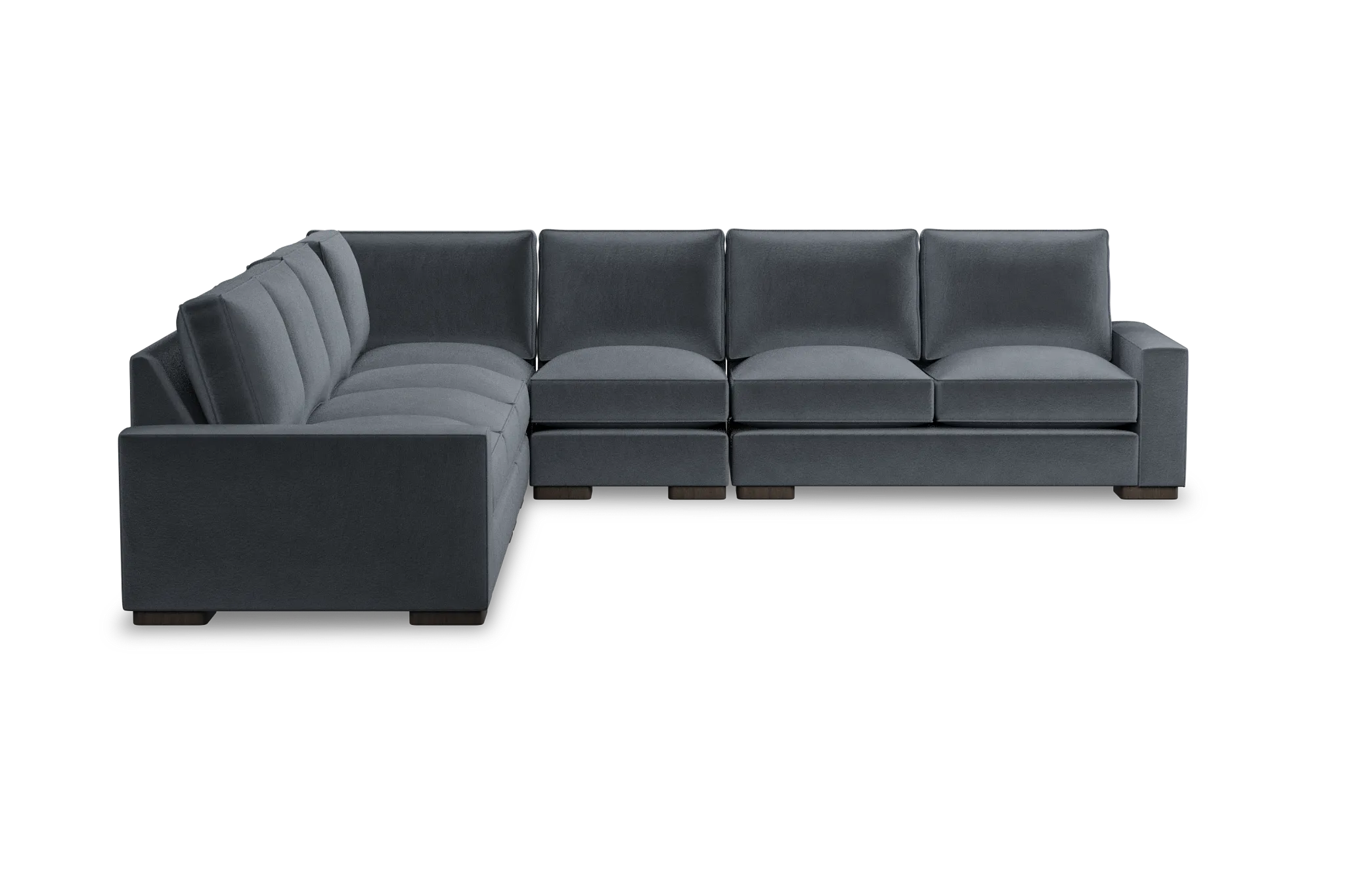 Edgewater Joya Gray Large Two-arm Sectional