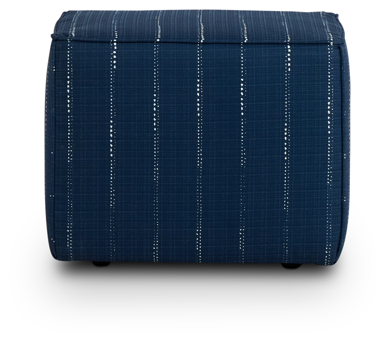 Carlo Dark Blue Indoor/outdoor Accent Ottoman