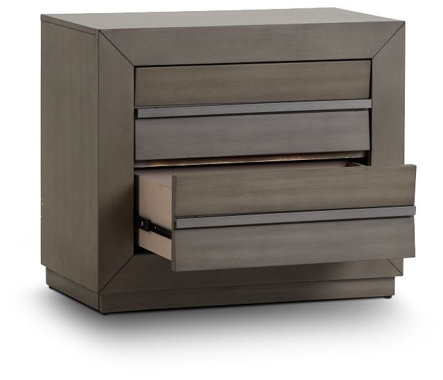 Zurich Gray Nightstand