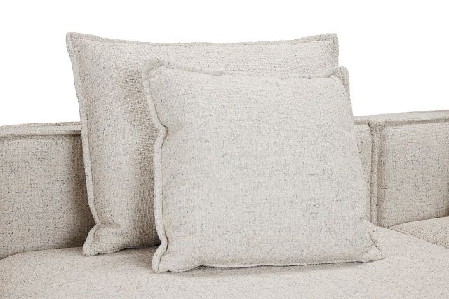 Tatum Beige Fabric 3 Piece Modular Sofa