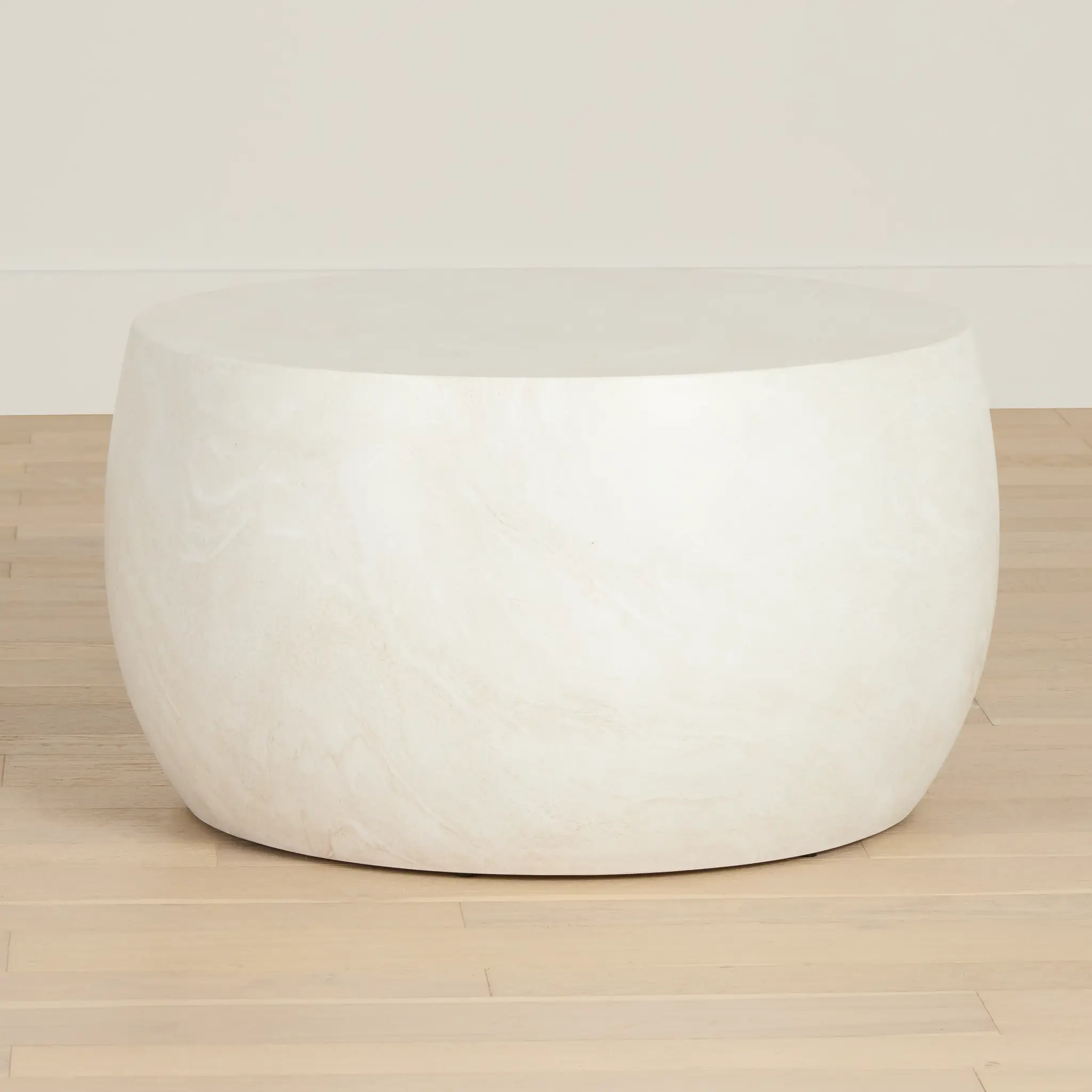 Tai Light Beige Round Coffee Table Tai Light Beige Round Coffee Table