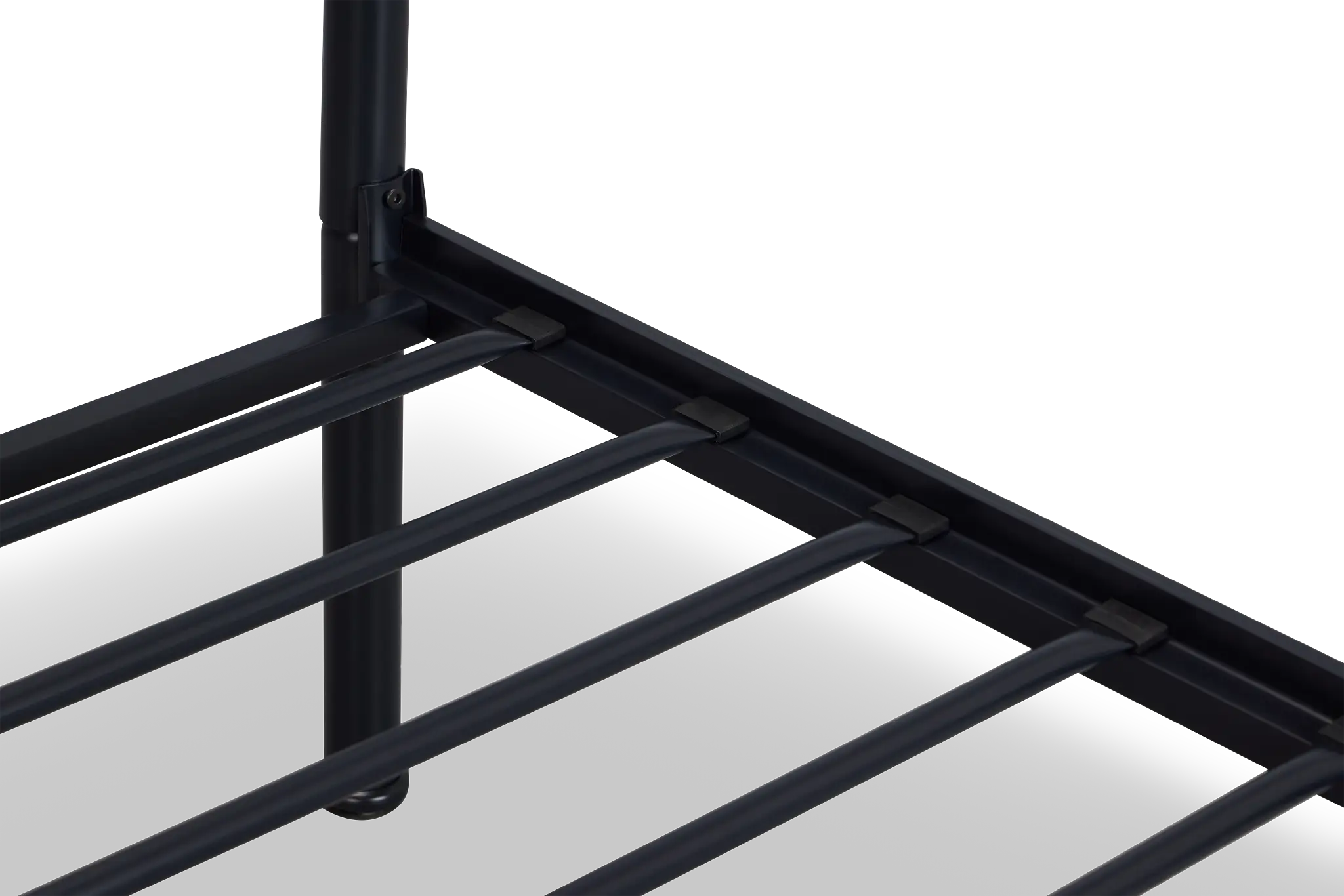 Rory Black Metal Panel Bed Rory Black Metal Panel Bed
