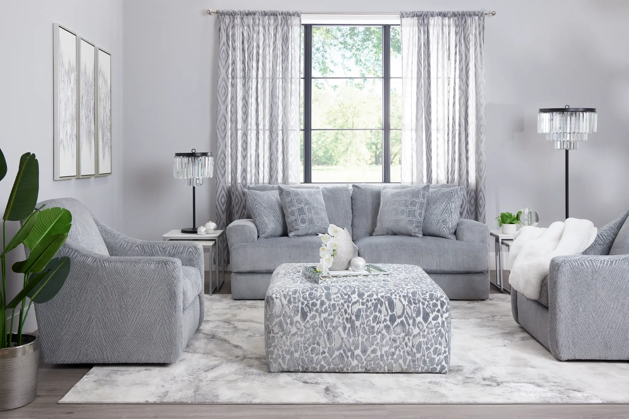 Diamente Silver 8x10 Area Rug Diamente Silver 8x10 Area Rug