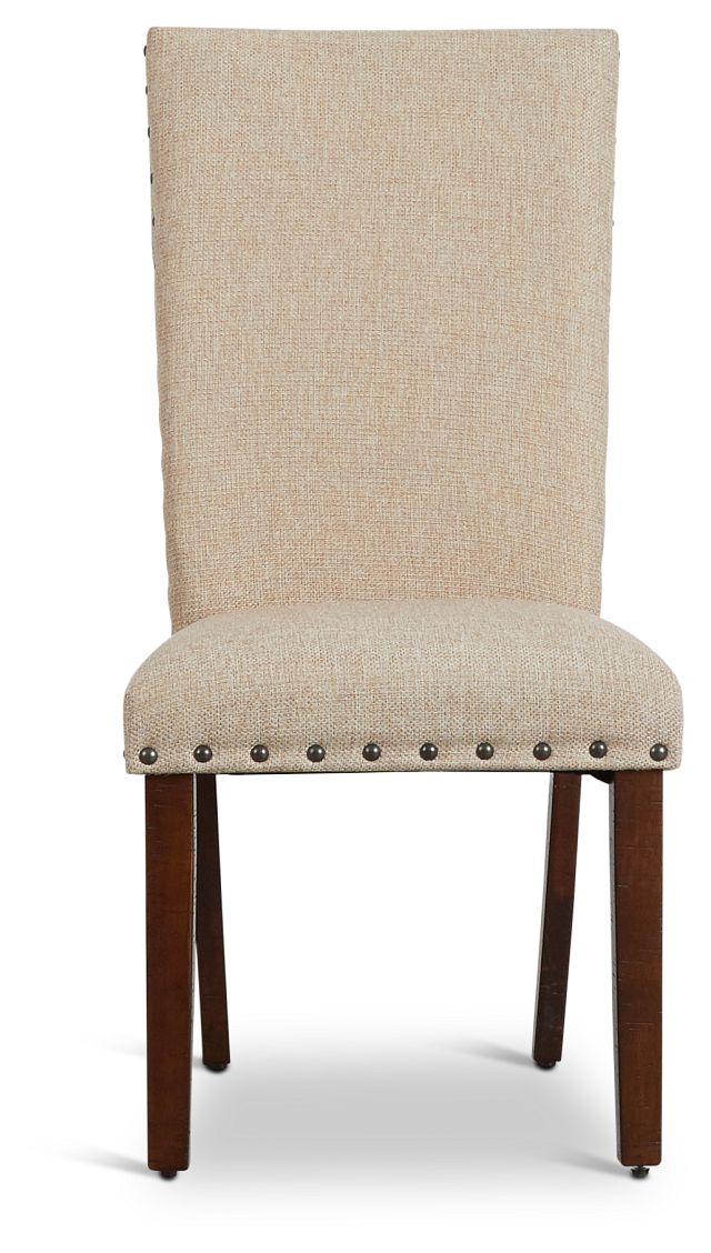 Jax Beige Upholstered Side Chair (3)