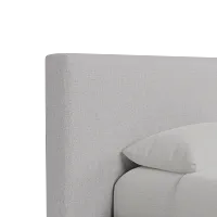 Grayton Maguire Blue 44" Upholstered Platform Bed