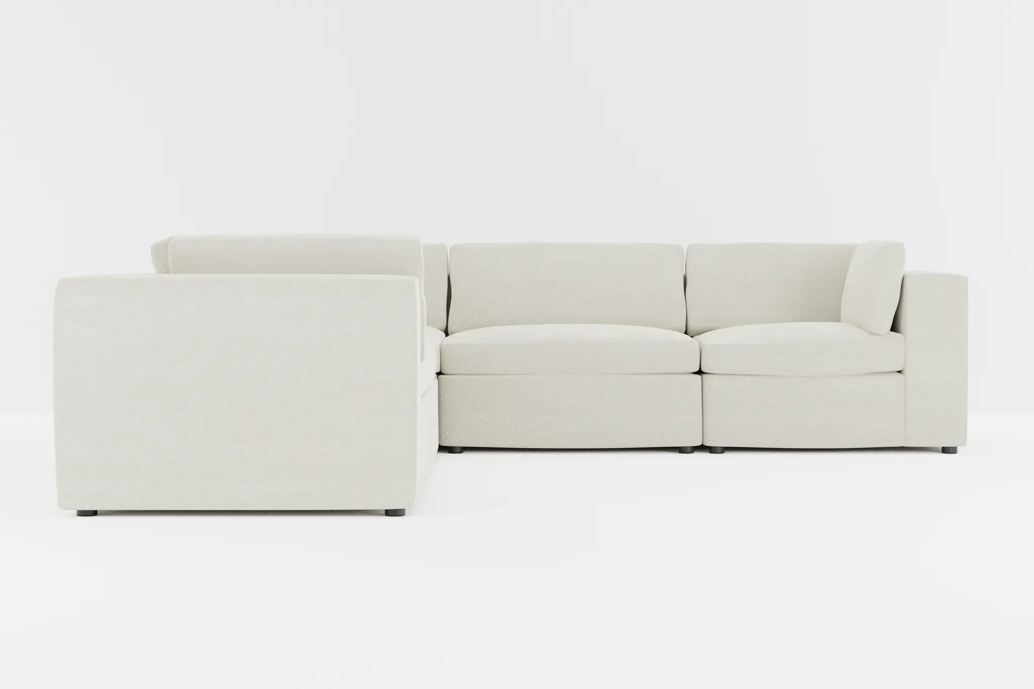 Destin Elite Ivory Fabric 5-piece Modular Sectional Destin Elite Ivory Fabric 5-piece Modular Sectional