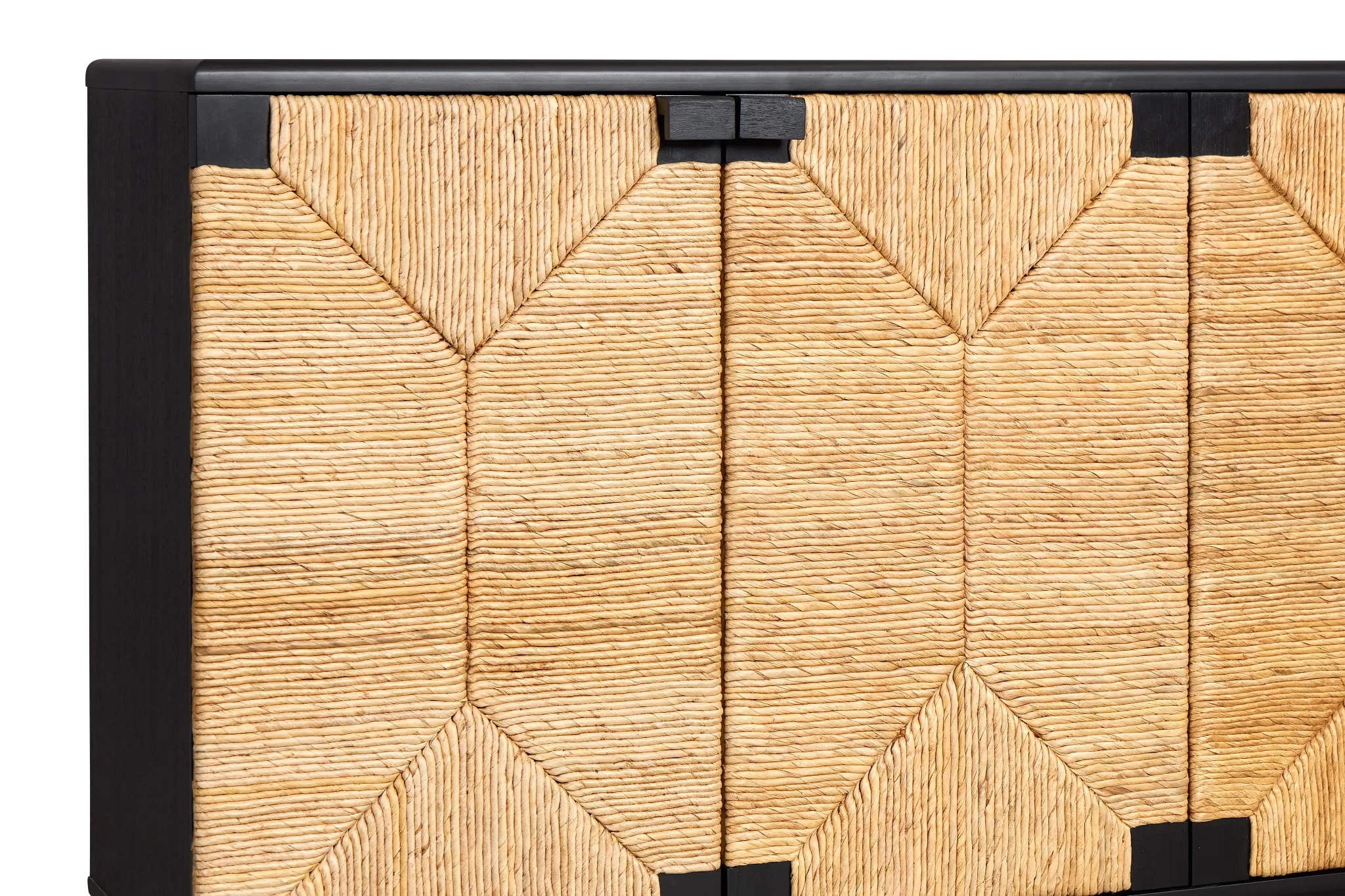 Kate Black Four-door Cabinet