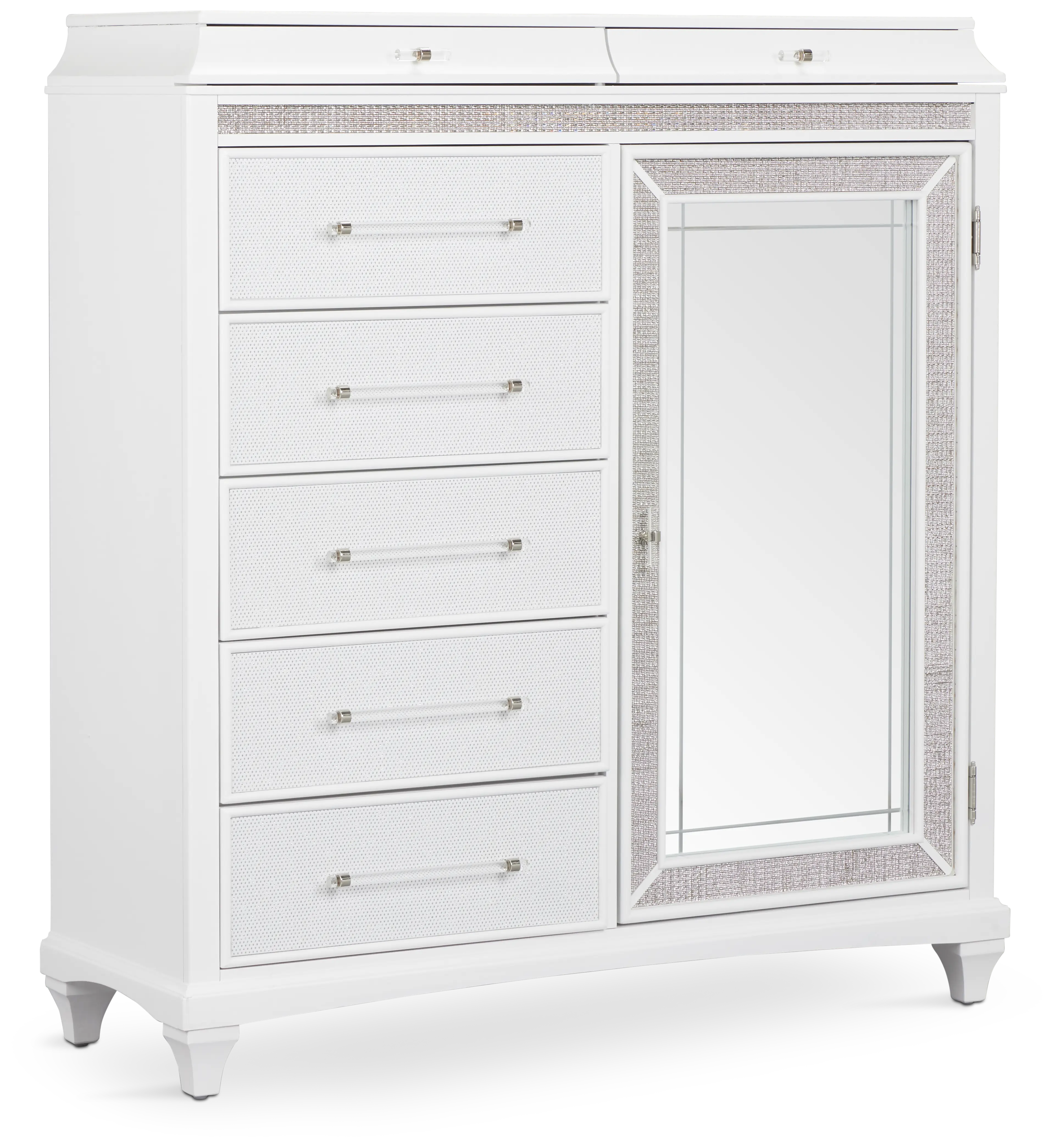 Milan White Door Chest Milan White Door Chest