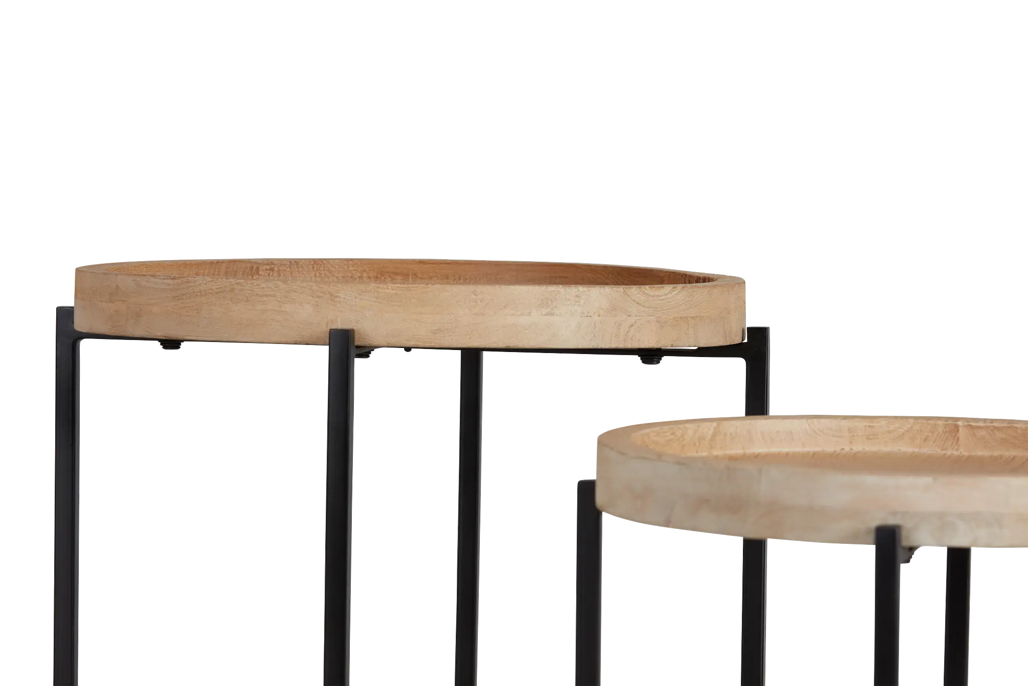 Farida Wood Set Of 2 Accent Table Farida Wood Set Of 2 Accent Table