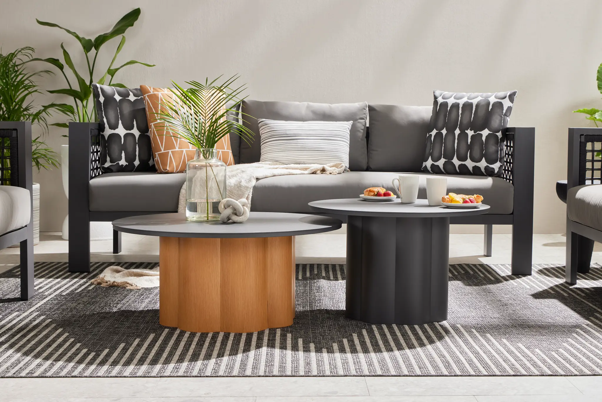 Sunrise Dark Gray Sofa Sunrise Dark Gray Sofa