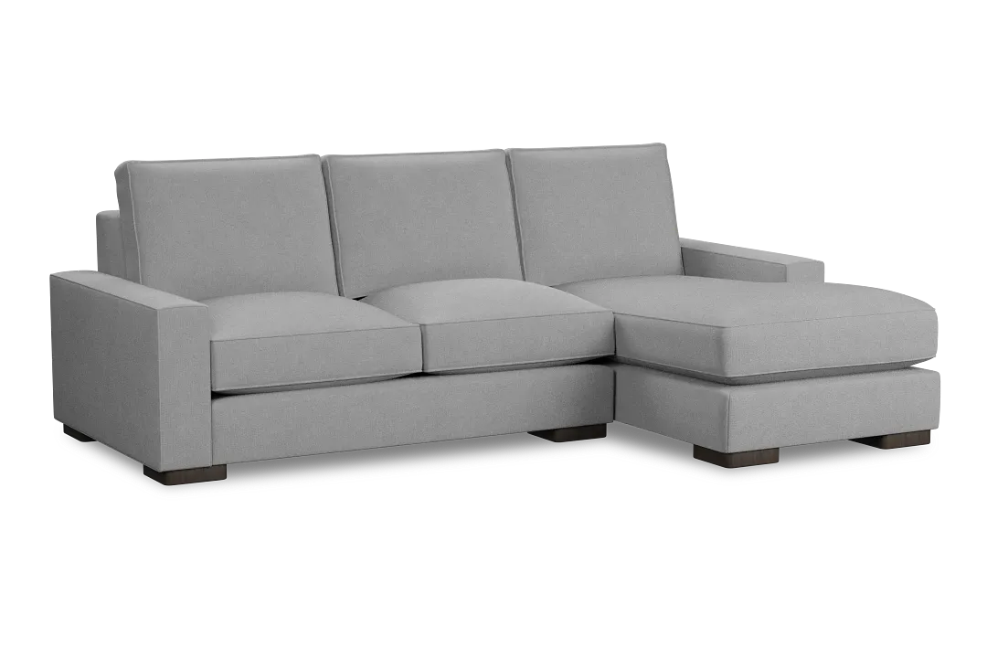 Edgewater Suave Gray Right Chaise Sectional
