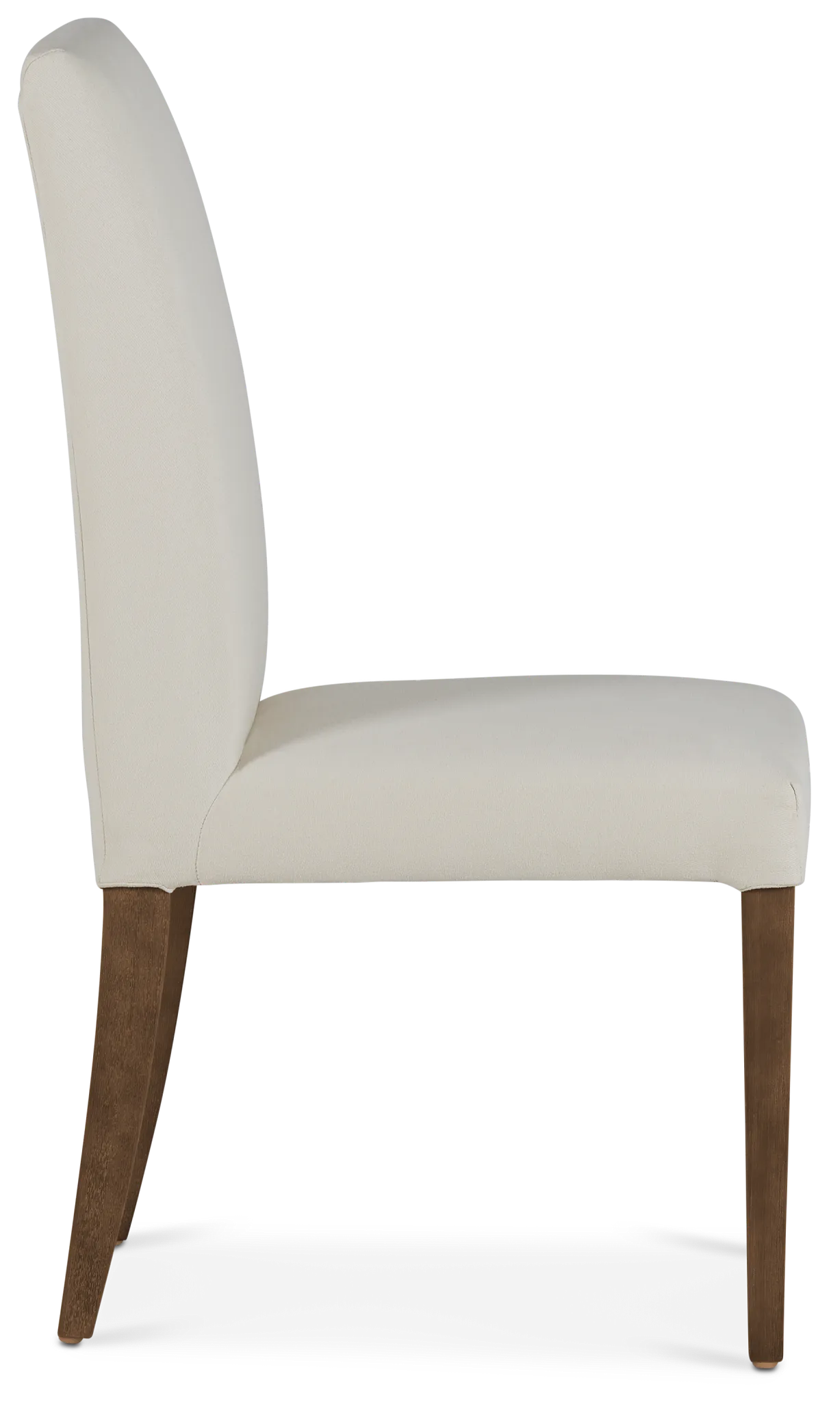 Destination Light Gray Short Slipcover Chair With Medium-tone Leg