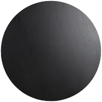 Nomad Black 59" Round Table