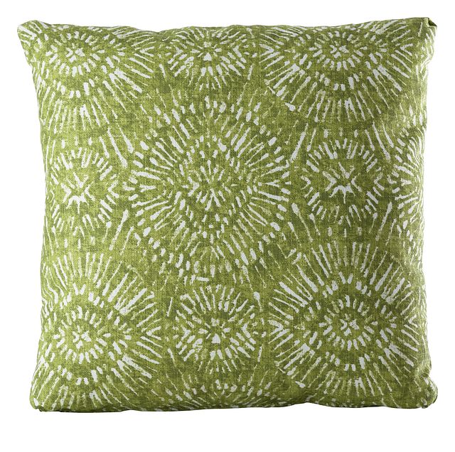 Borneo Green 20" Indoor/outdoor Accent Pillow