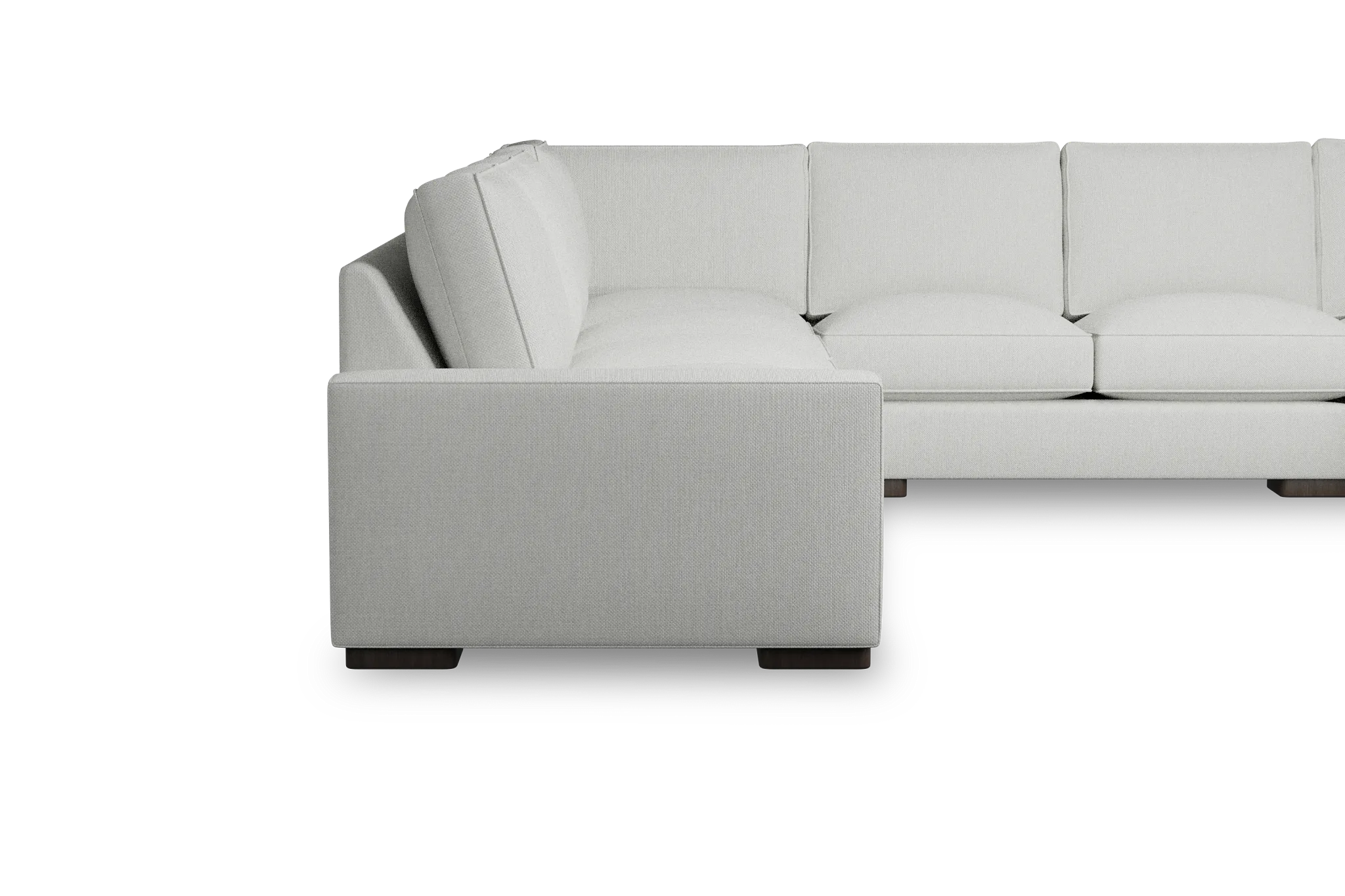 Edgewater Revenue White Large Right Chaise Sectional