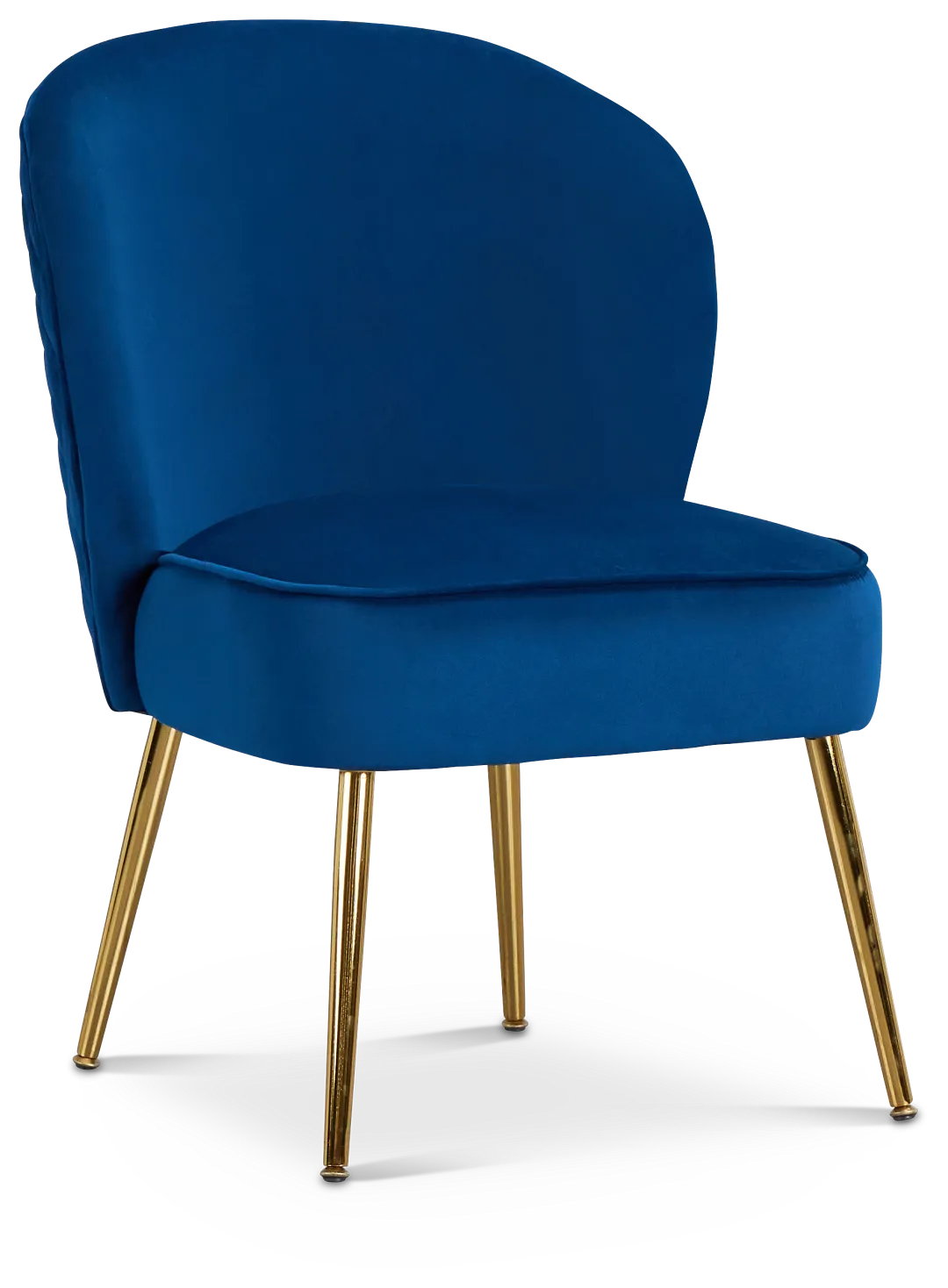 Tami Navy Velvet Accent Chair