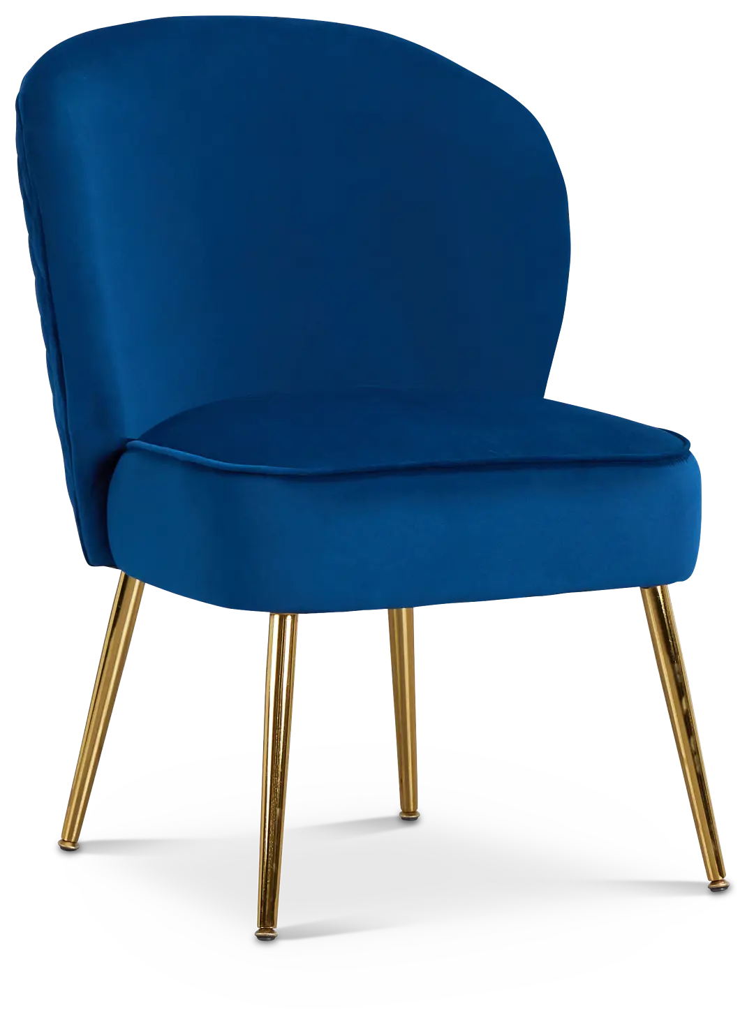 Tami Navy Velvet Accent Chair Tami Navy Velvet Accent Chair