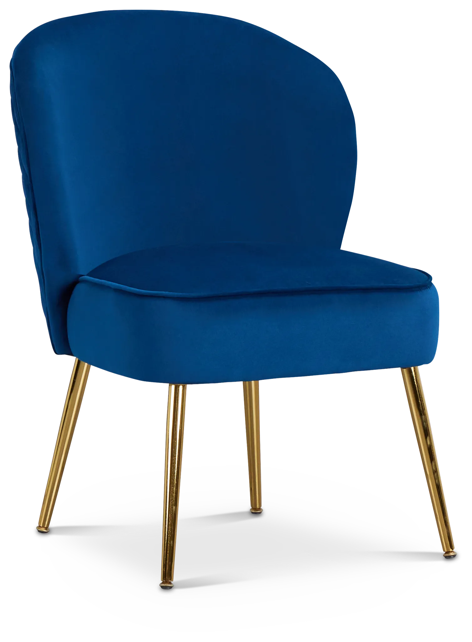 Tami Navy Velvet Accent Chair