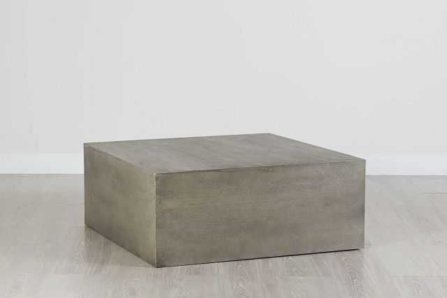 Ray Light Tone Square Coffee Table (0)