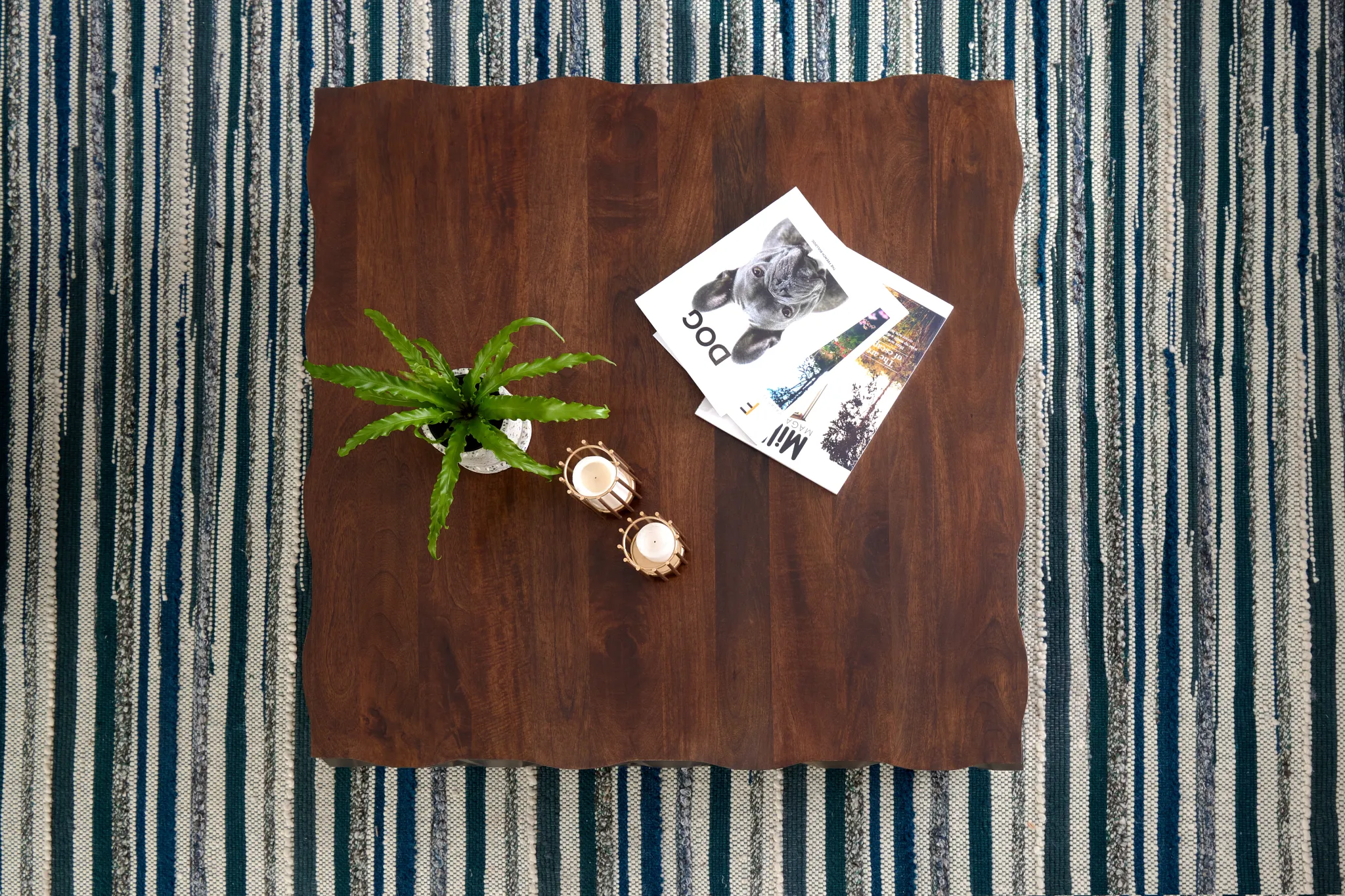 Versie Gold Square Coffee Table