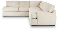 Alpha Beige Fabric Medium Two-arm Sectional