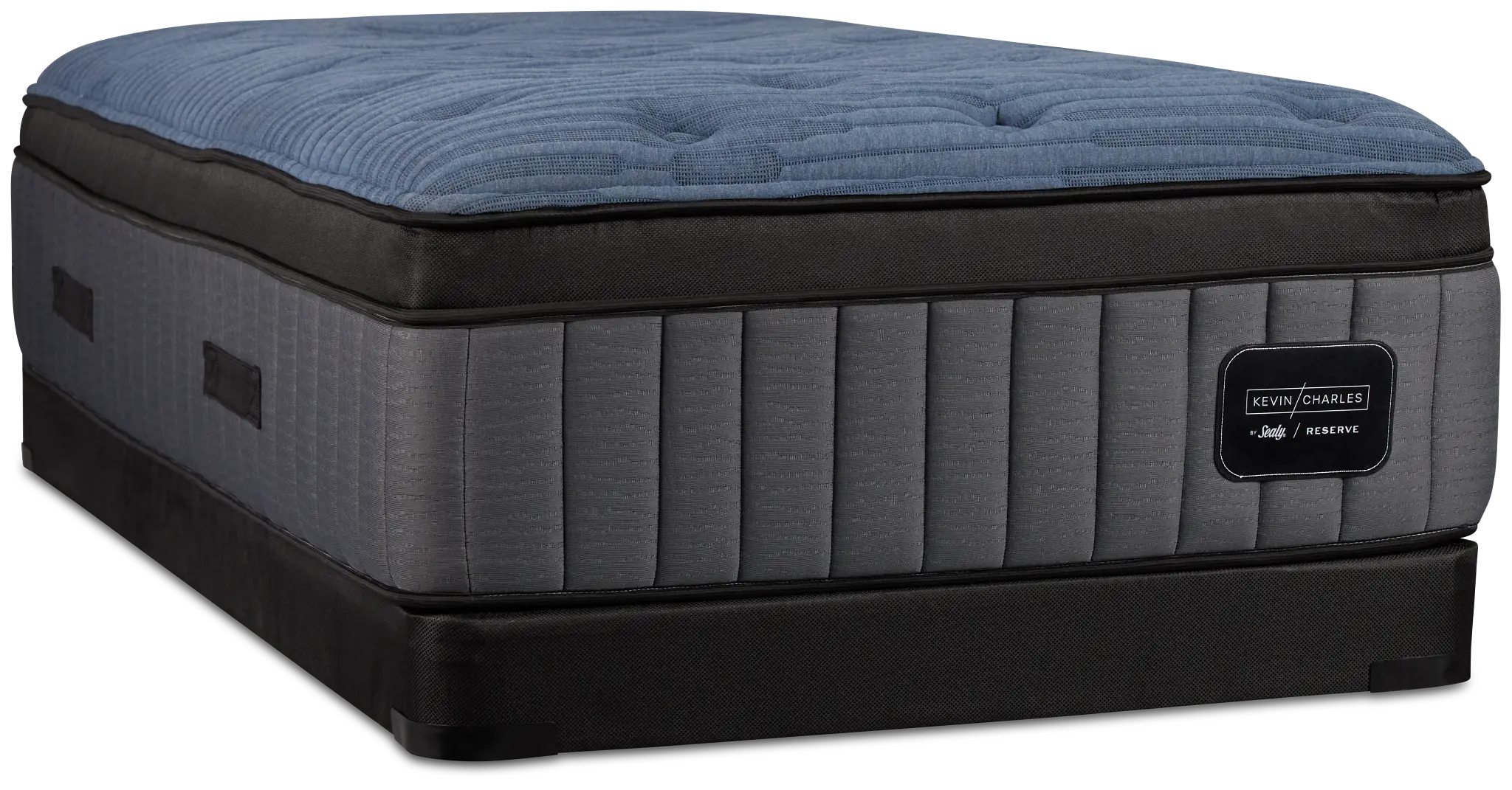 Kevin Charles By Sealy Reserve Lux Ultra Plush Low-profile Mattress Set Kevin Charles By Sealy Reserve Lux Ultra Plush Low-profile Mattress Set