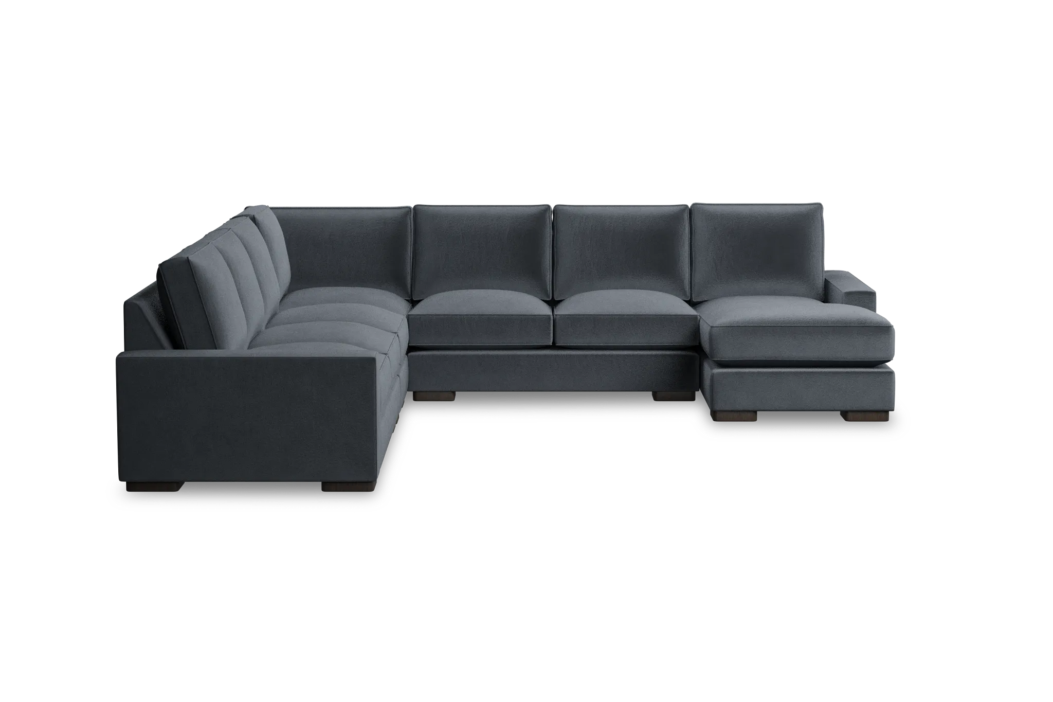 Edgewater Joya Gray Large Right Chaise Sectional