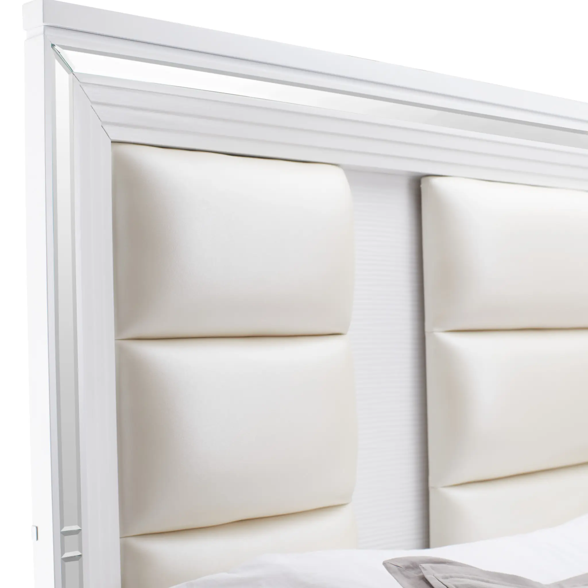 Vegas White Platform Storage Bed Vegas White Platform Storage Bed