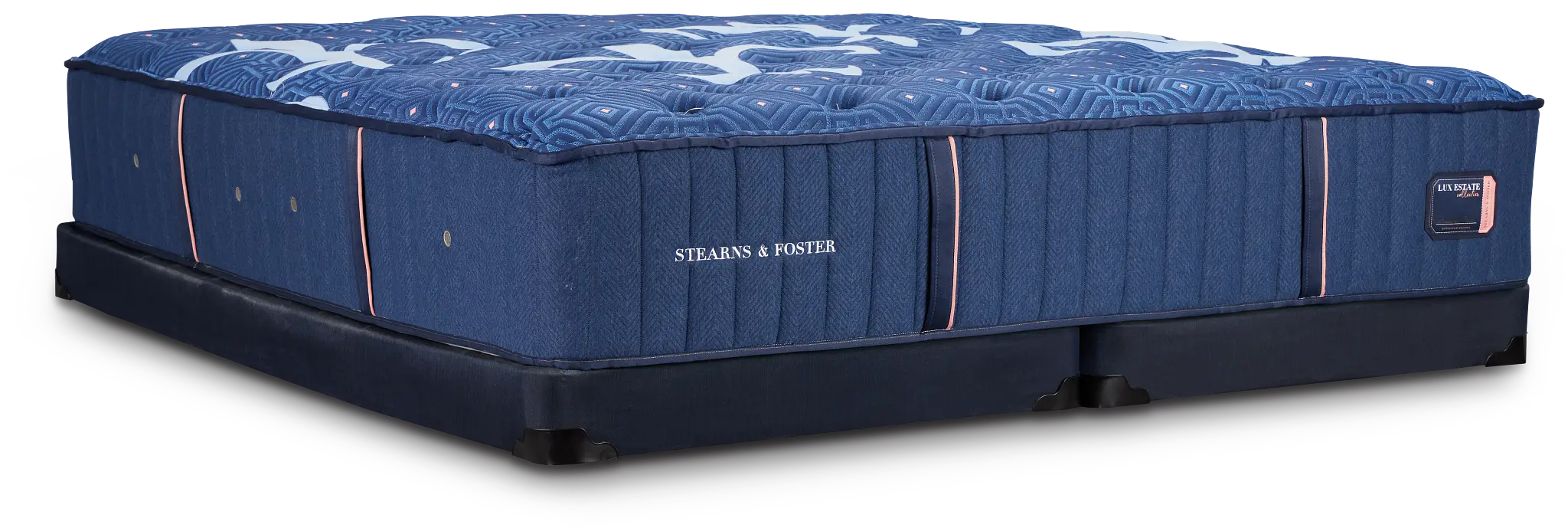 Stearns & Foster Lux Estate Medium Low-profile Mattress Set Stearns & Foster Lux Estate Medium Low-profile Mattress Set