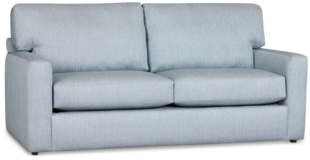 Rhodes Light Blue Fabric Cooling Memory Foam Sleeper Rhodes Light Blue Fabric Cooling Memory Foam Sleeper