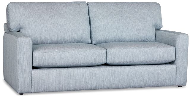 Rhodes Light Blue Fabric Cooling Memory Foam Sleeper