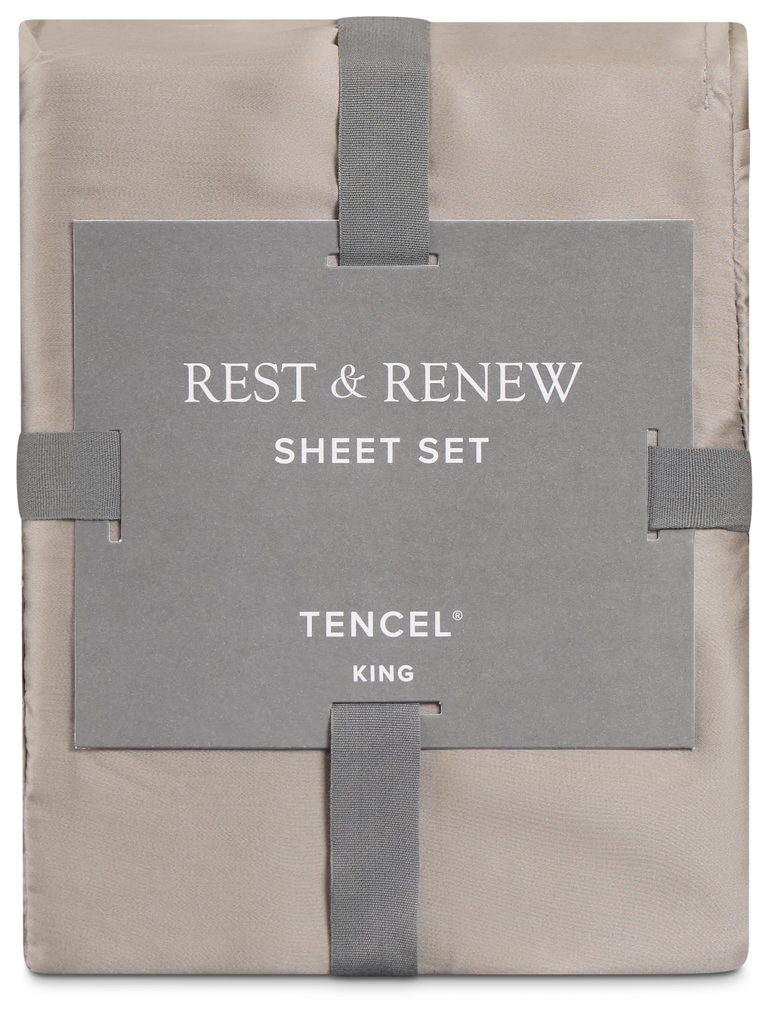Rest & Renew Tencel Gray 300 Thread Sheet Set