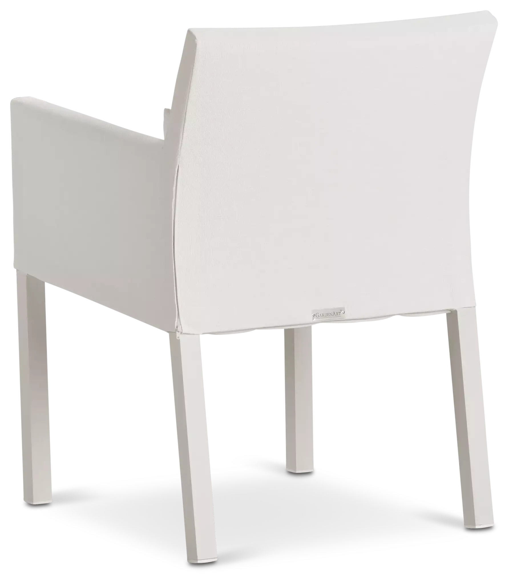 Lisbon White Cushioned Chair Lisbon White Cushioned Chair