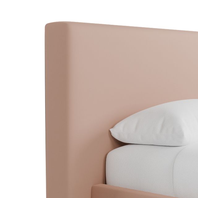 Grayton Joya Light Pink 44" Upholstered Platform Bed