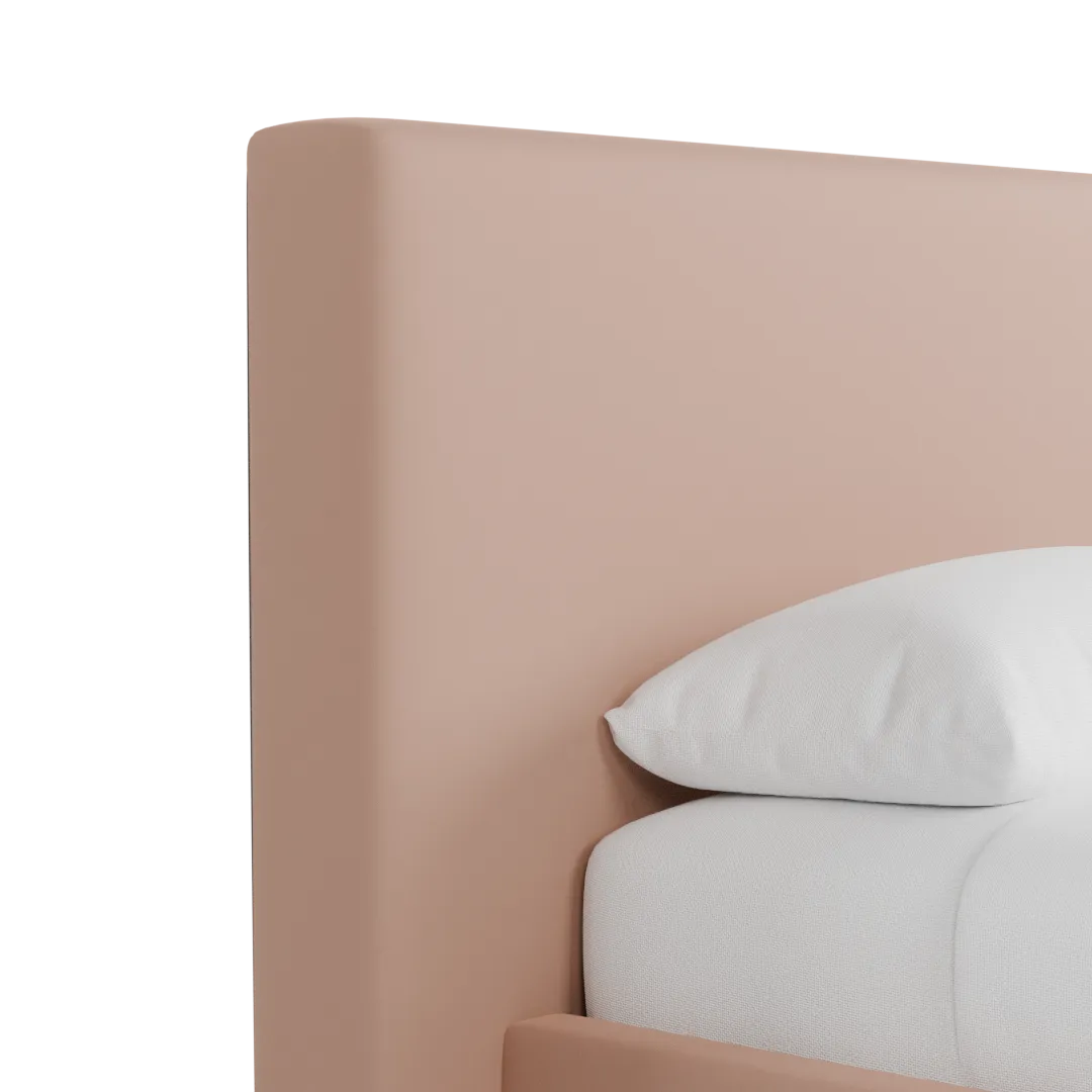 Grayton Joya Light Pink 44" Upholstered Platform Bed