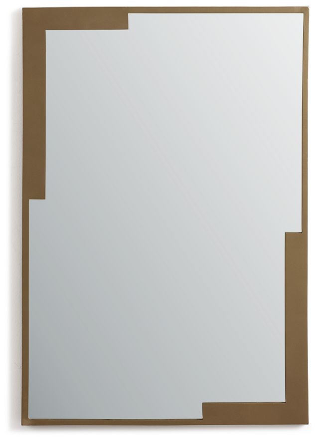 Verona Gold Rect Mirror (0)