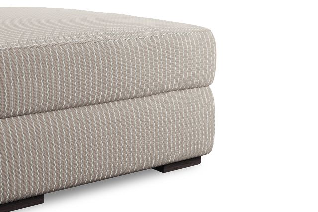 Edgewater Lucy Taupe Ottoman (2)