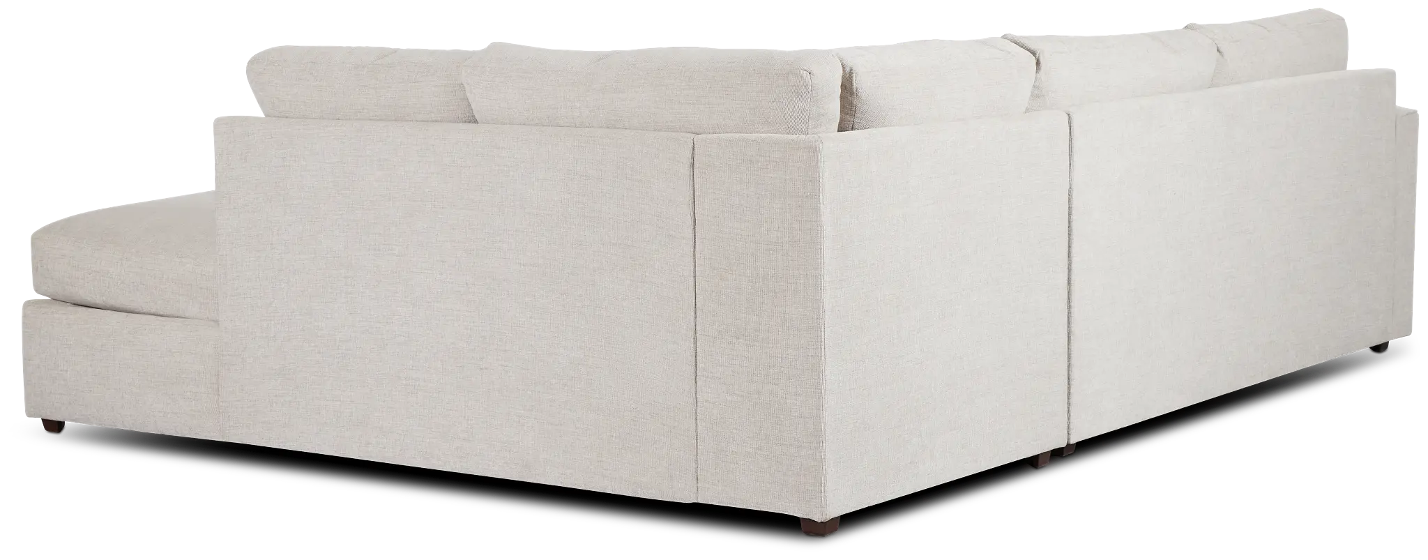 Davis Gray Micro Right Bumper Sectional Davis Gray Micro Right Bumper Sectional