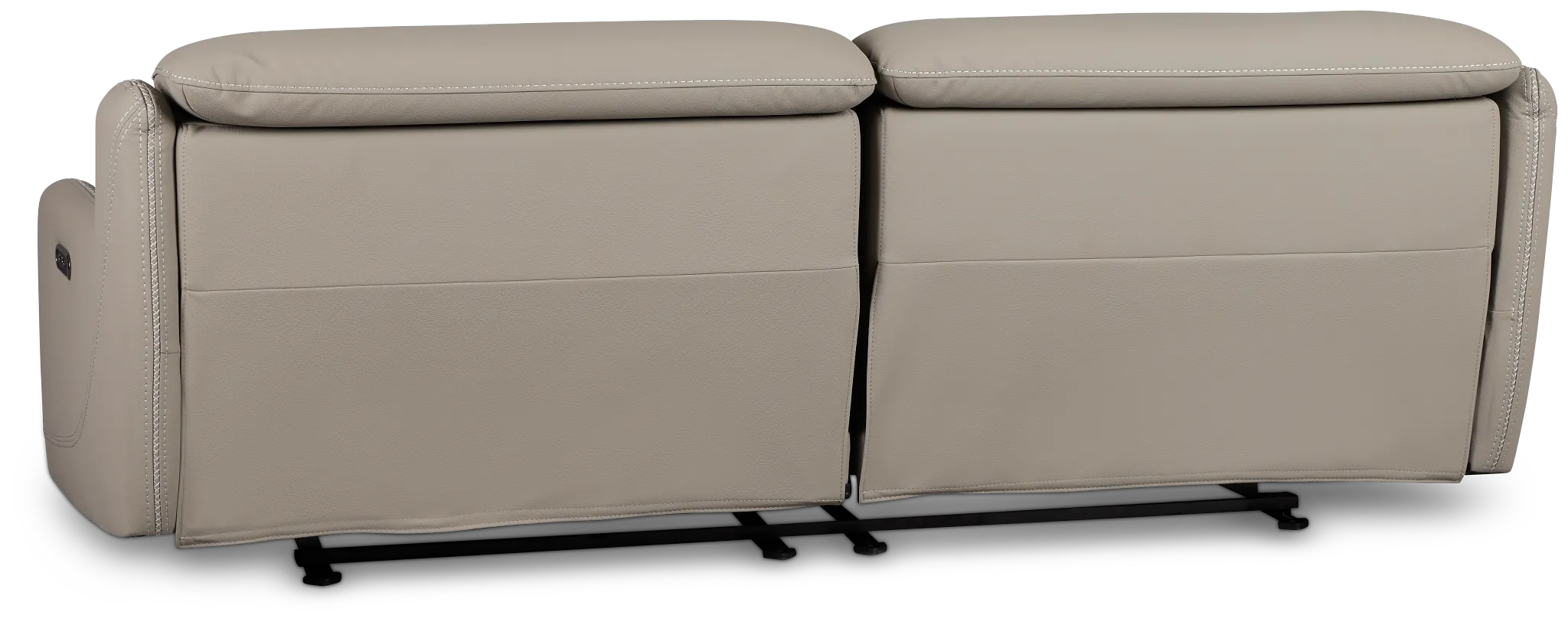 Jett Gray Micro Power Reclining Sofa