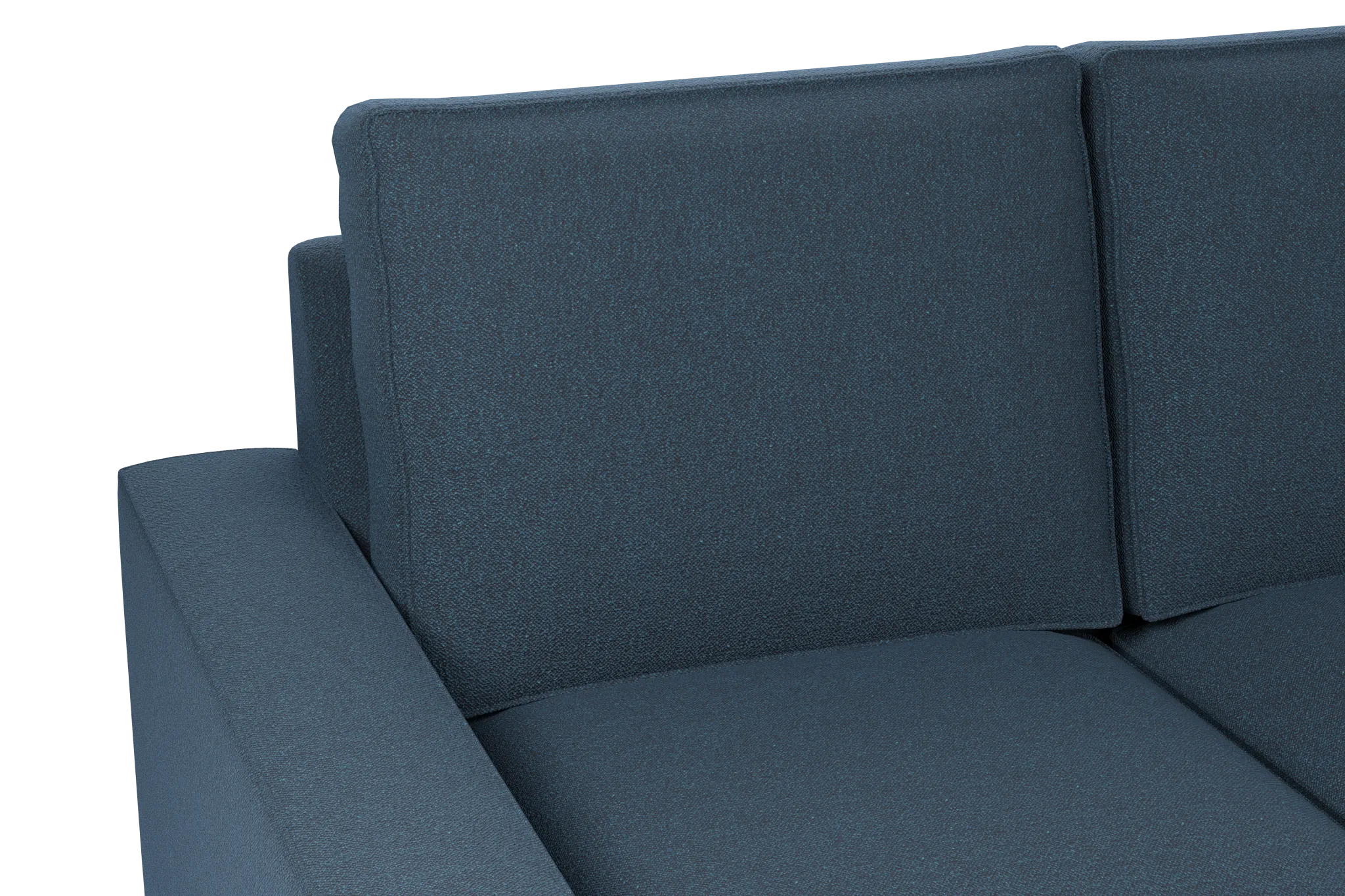 Edgewater Elite Blue 96" Sofa W/ 3 Cushions