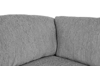 Alpha Light Gray Fabric Medium Right Chaise Sectional