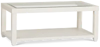 Hurley White Rectangular Coffee Table